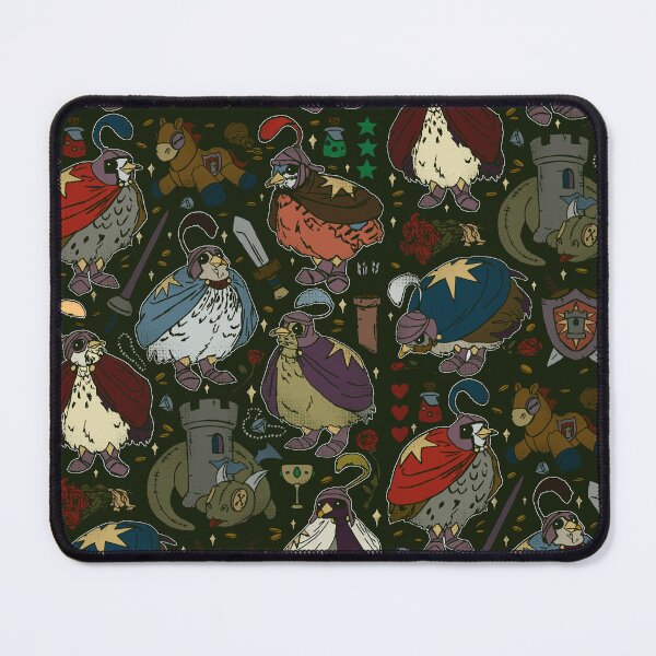 Item preview, Quail Knights Night Pattern designed and sold by Quail and Friends.