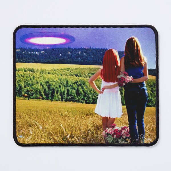 Item preview, A purple sky hovering UFO | retro aesthetic designed and sold by spinolator.