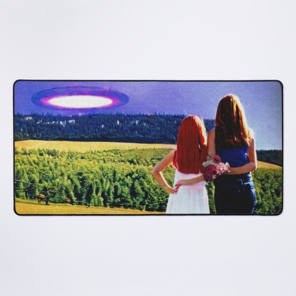 Item preview, A purple sky hovering UFO | retro aesthetic  designed and sold by spinolator.