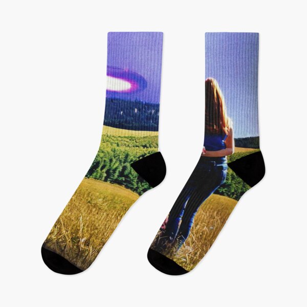Item preview, A purple sky hovering UFO | retro aesthetic  designed and sold by spinolator.
