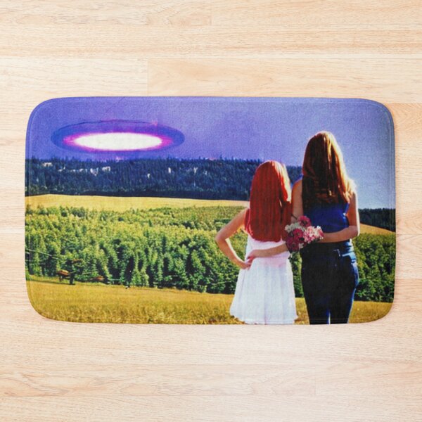 Item preview, A purple sky hovering UFO | retro aesthetic  designed and sold by spinolator.