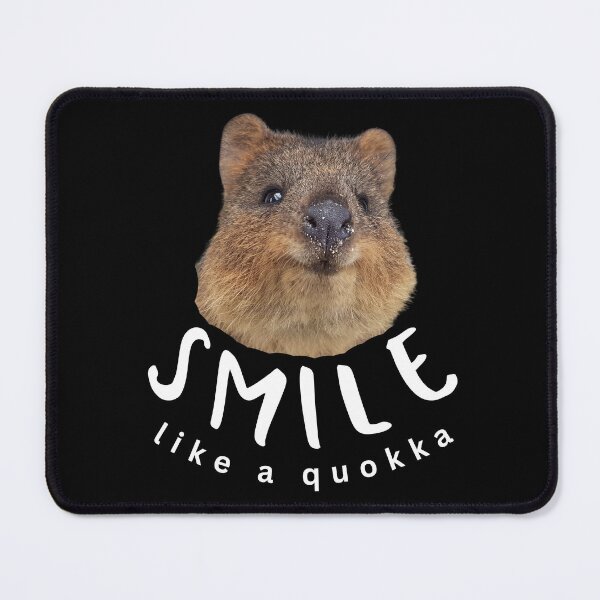 Item preview, Smile like a quokka. Happy little creature. Rottnest Island Rotto, Western Australia designed and sold by JellyBeenzz.