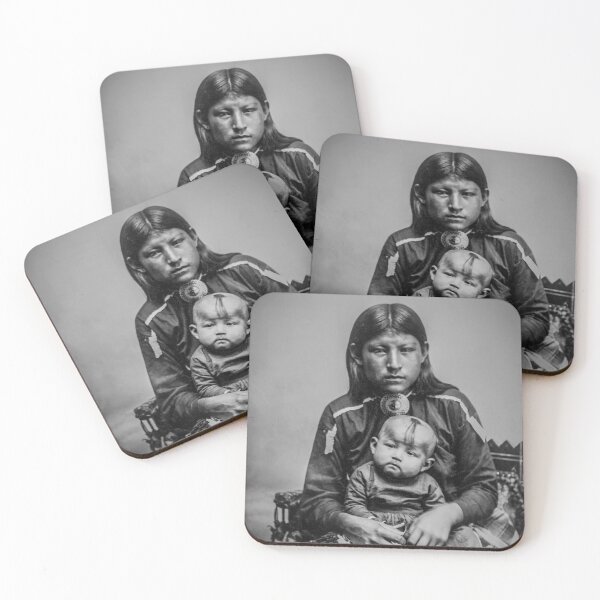 Item preview, Osage Mom With Baby 1905 designed and sold by lobodelnoir.