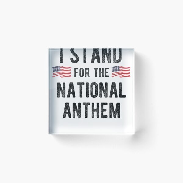 Item preview, I Stand For The National Anthem designed and sold by AurlexTees.