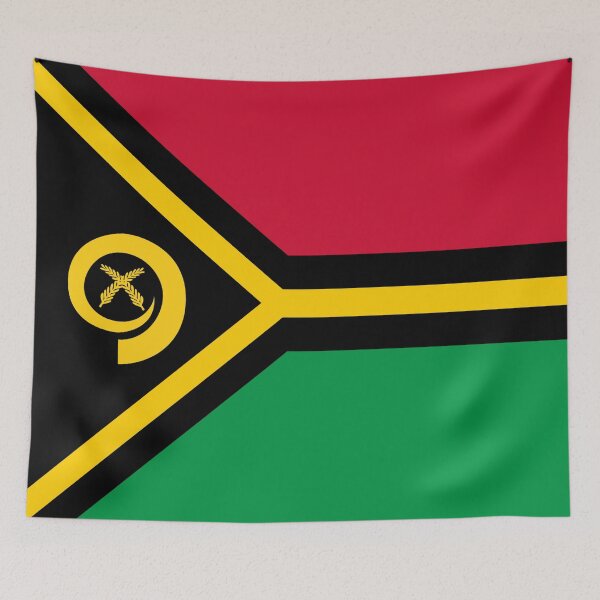Item preview, Vanuatu Flag  designed and sold by flagshop.