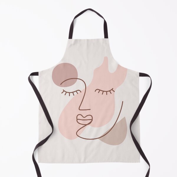 Item preview, Abstract  minimal modern art face, boho design in earth tone colors 32 designed and sold by vishalraifx.