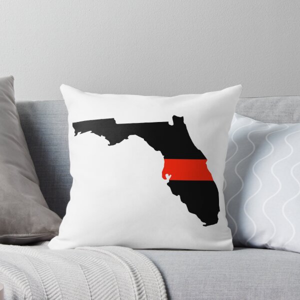 Item preview, Thin Red Line - Florida - Fire Service Support Graphic designed and sold by TheShirtBay.