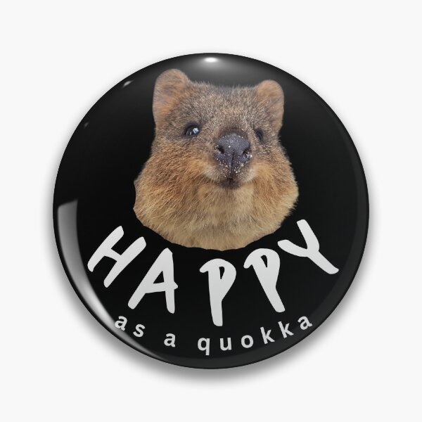 Item preview, Happy as a quokka. Happy little creature. Rottnest Island Rotto, Western Australia designed and sold by JellyBeenzz.