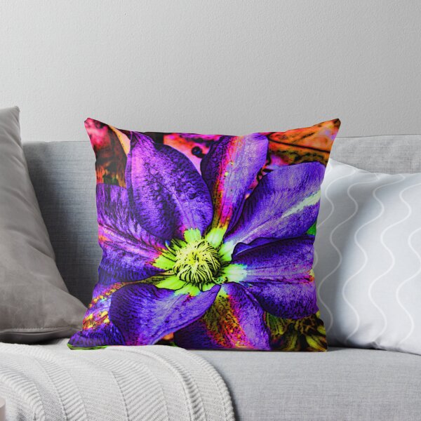 Item preview, Colourful Clematis (MKW-F.45) designed and sold by Katrina Morgan.