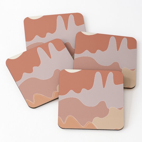 Item preview, Abstract  minimal modern art landscape, boho design in earth tone colors 33 designed and sold by vishalraifx.