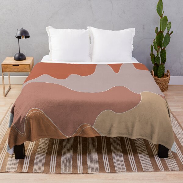 Item preview, Abstract minimal modern art landscape, boho design in earth tone colors 33 designed and sold by vishalraifx.
