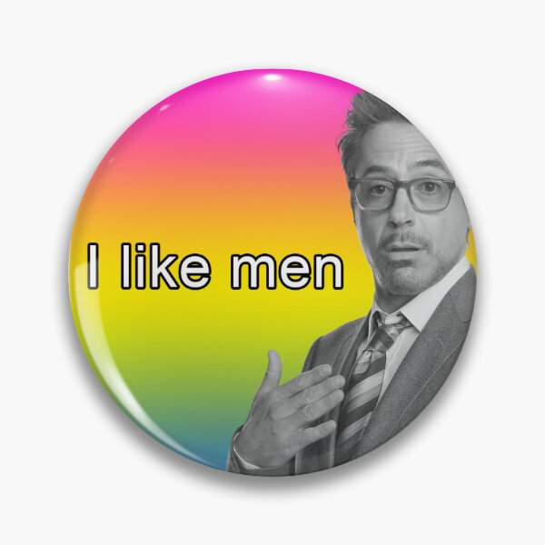 Item preview, RDJ Pansexual pride 1 designed and sold by goofyahhpins.