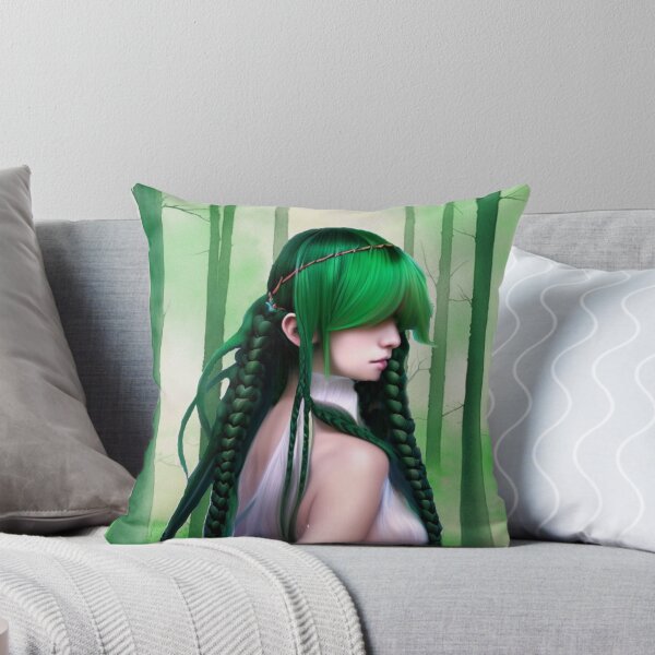 Item preview, The Green Lady in the forest designed and sold by BarrelCoops.