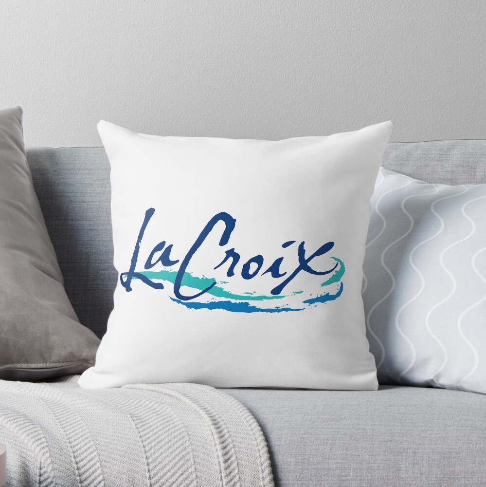 la croix classic logo Throw Pillow