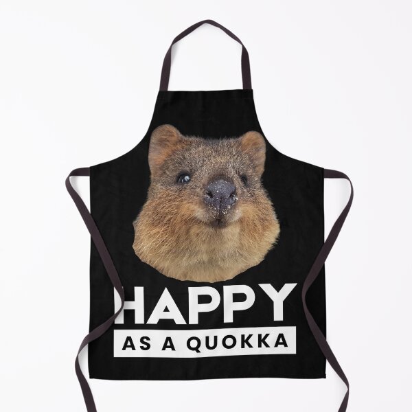 Item preview, Happy as a quokka. Happy little creature. Rottnest Island Rotto, Western Australia designed and sold by JellyBeenzz.