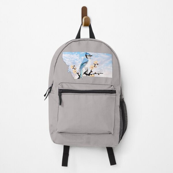 Item preview, Montana Blue Jay during sunrise designed and sold by RadMomCreations.