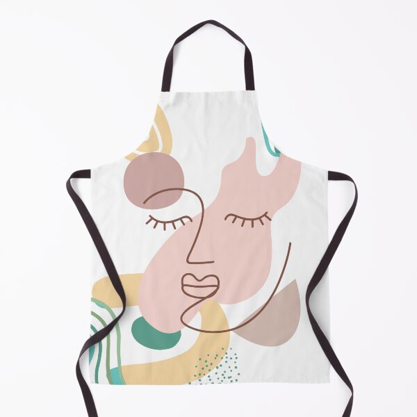 Item preview, Abstract  minimal modern art face, boho design in earth tone colors 2 designed and sold by vishalraifx.