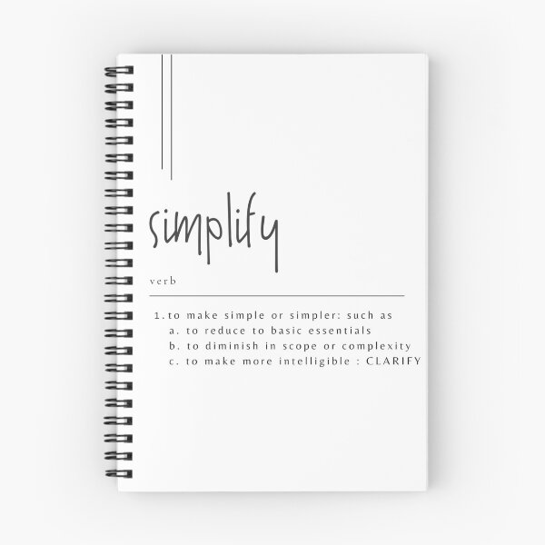 Item preview, Word of the Year: Simplify designed and sold by bernadetteq.