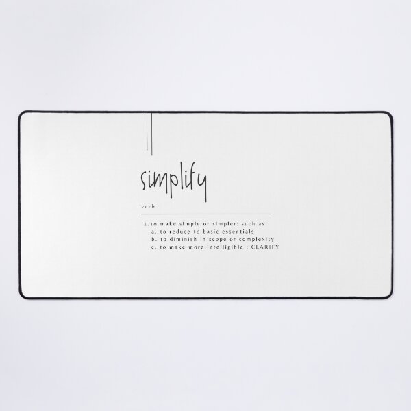 Item preview, Word of the Year: Simplify designed and sold by bernadetteq.