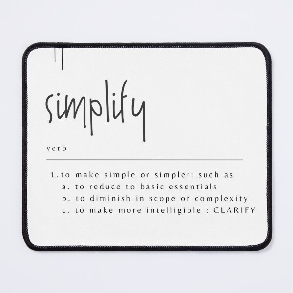 Item preview, Word of the Year: Simplify designed and sold by bernadetteq.