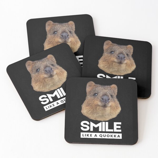 Item preview, Smile like a quokka. Happy little creature. Rottnest Island Rotto, Western Australia designed and sold by JellyBeenzz.