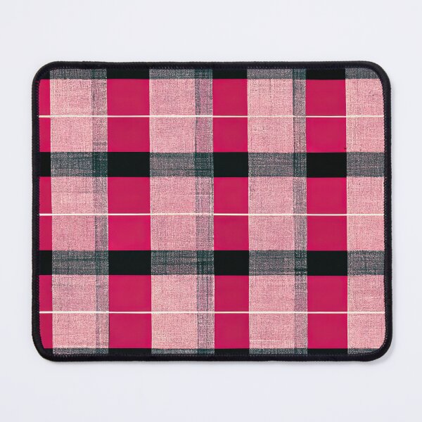 Item preview, Pink and Gray Tartan Plaid designed and sold by WaveTheory.