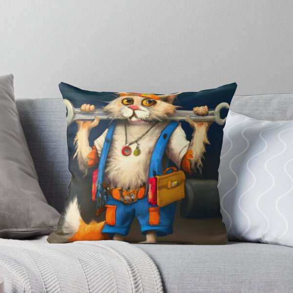 Item preview, Cute mechanic cat designed and sold by Ideassbold.
