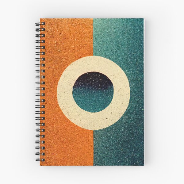 Artikelvorschau, Orange und blauer strukturierter Kreis entworfen und verkauft von WaveTheory.