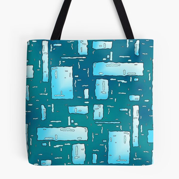 Item preview, Blue Green Rectangles #11 designed and sold by TheCircles.