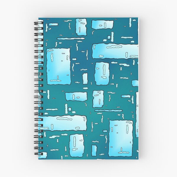 Aperçu de l'œuvre Rectangles verts bleus # 11 créée et vendue par TheCircles.