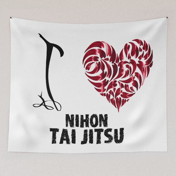 Item preview, Nihon Tai Jitsu T Shirt Design I Love Nihon Tai Jitsu designed and sold by MartialArtsNerd.