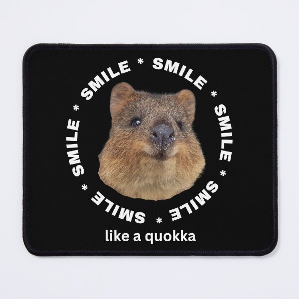 Item preview, Smile like a quokka. Happy little creature. Rottnest Island Rotto, Western Australia designed and sold by JellyBeenzz.