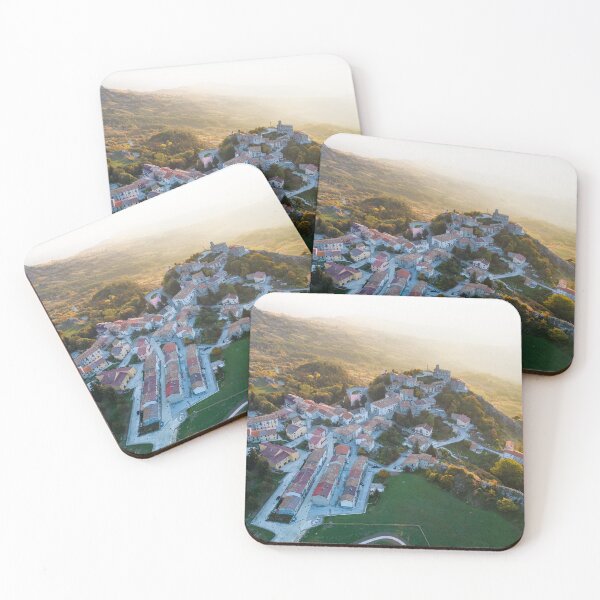 Item preview, Sunrise over a mountain villiage in central Italy, Gamberale, Abruzzo designed and sold by NicBucci.