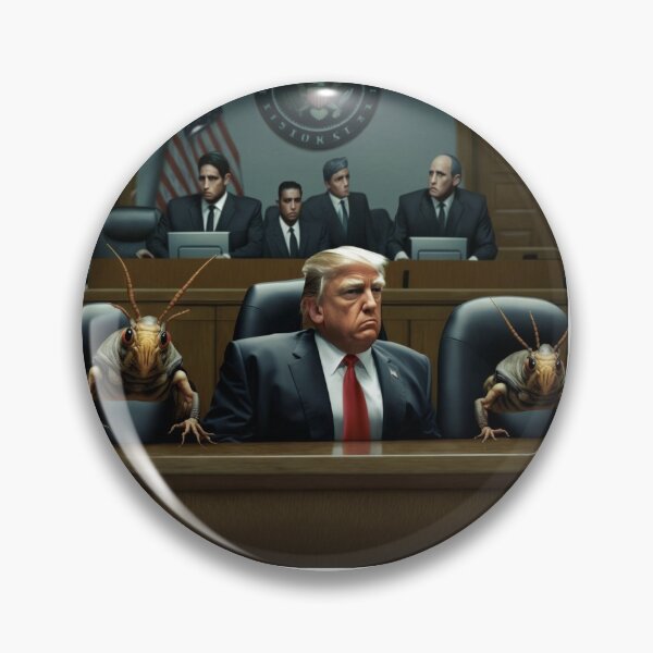 Item preview, Trump in Court with Cockroach Lawyers designed and sold by Bleknervin.