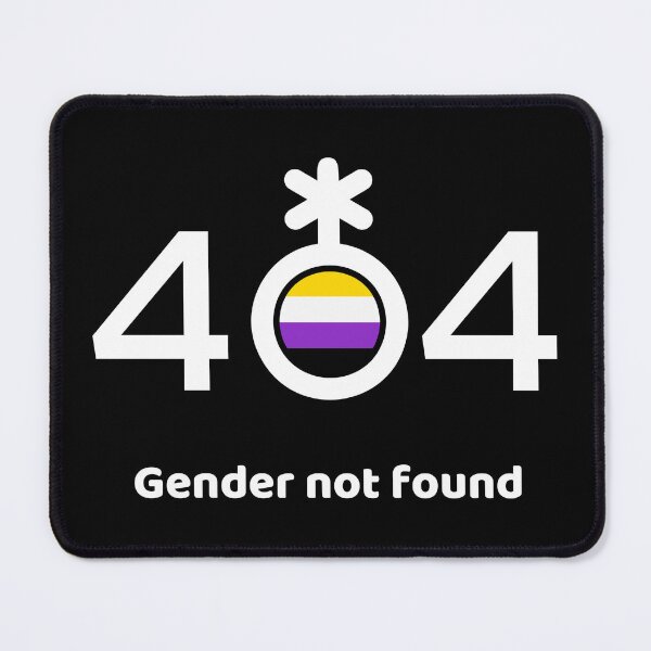Artikelvorschau, 404 Geschlecht nicht gefunden PRIDE-Aufdruck - Schwarz entworfen und verkauft von INSOMNIAC101.