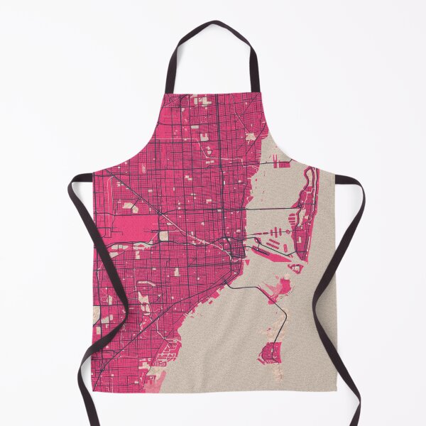 Item preview, Miami City Map of Florida, USA - Blossom designed and sold by deMAP.