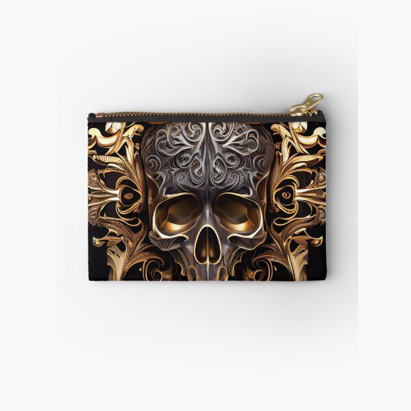 Item preview, Skull in gold baroque style designed and sold by ArslanWorld.