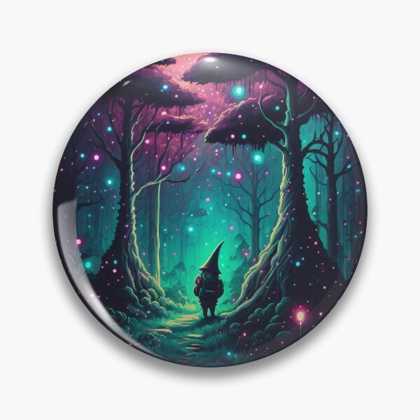 Item preview, Enchanted Forest with Gnome and Sparkling Lights! designed and sold by Bleknervin.