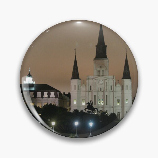Item preview, New Orleans Jackkson Square & St Louis Cathedral at Night designed and sold by Bleknervin.