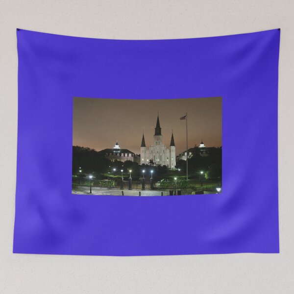 Item preview, New Orleans Jackkson Square & St Louis Cathedral at Night designed and sold by Bleknervin.