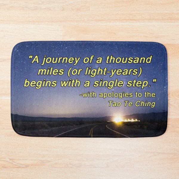 Item preview, Tao Te Ching Journey Quote (Modified) designed and sold by DEL-Productions.