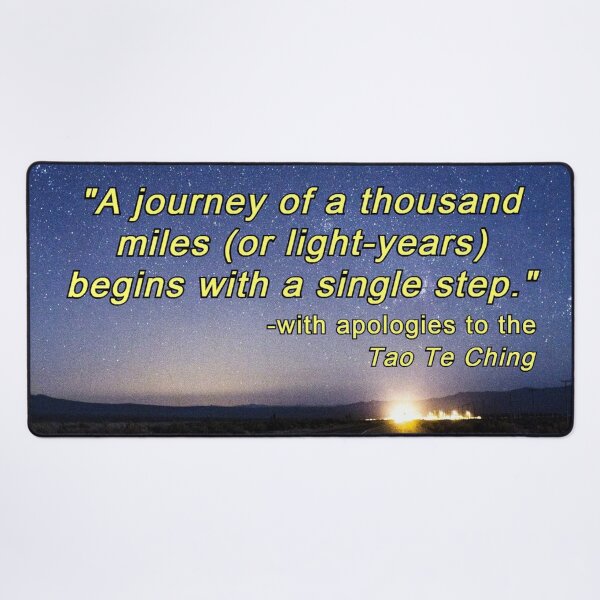 Item preview, Tao Te Ching Journey Quote (Modified) designed and sold by DEL-Productions.