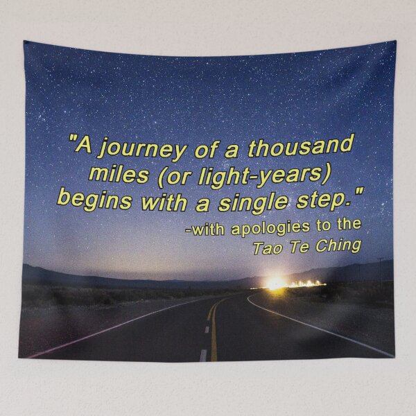 Item preview, Tao Te Ching Journey Quote (Modified) designed and sold by DEL-Productions.