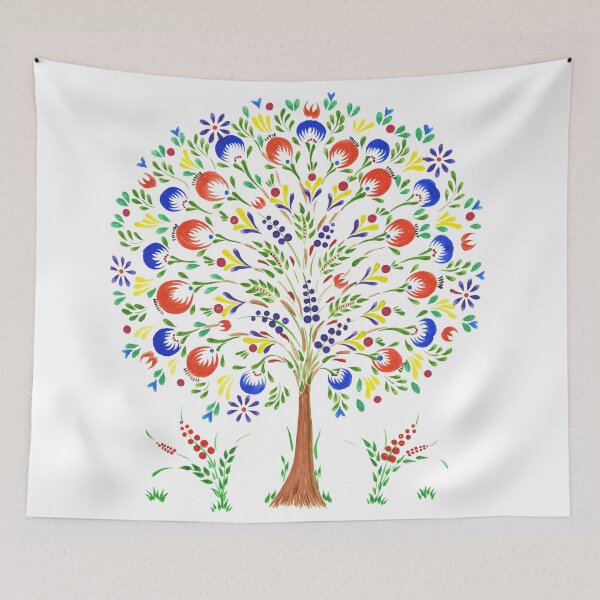 Item preview, Tree of Life Petrykivka designed and sold by Elena Way.