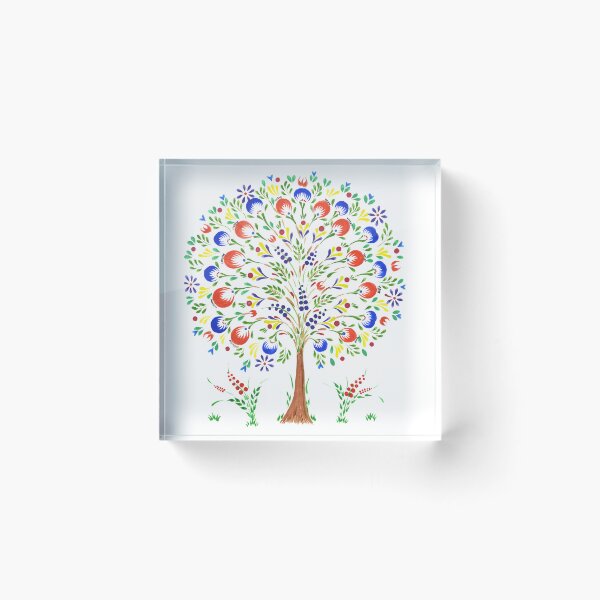 Item preview, Tree of Life Petrykivka designed and sold by Elena Way.