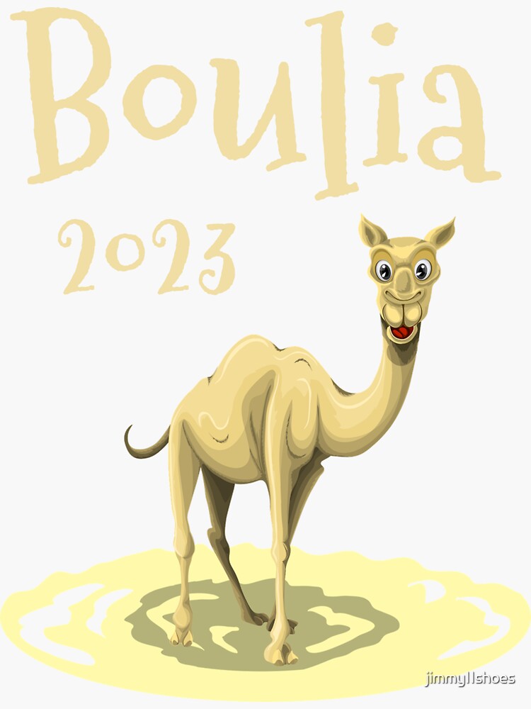 "Boulia Camel Races Queensland 2023" Sticker for Sale by jimmyIIshoes