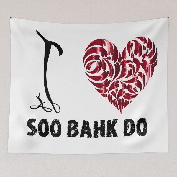 Item preview, Soo Bahk Do T Shirt Design I Love Soo Bahk Do designed and sold by MartialArtsNerd.