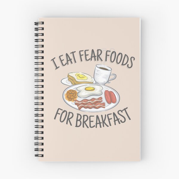 Item preview, I eat fear foods for breakfast  designed and sold by ThoughtJumble.
