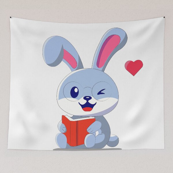 Item preview, Beauti Cute Rabbit designed and sold by MYemoji.