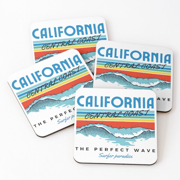 Item preview, Retro Vintage Central Coast California Surfing designed and sold by arts2you.